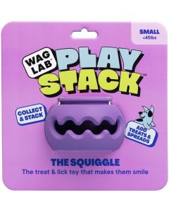 Waglab The Squiggle Purple Dog Toy