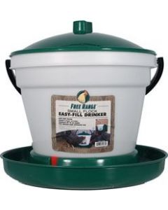 Free Range Plastic Poultry Waterer 3.5 gallon