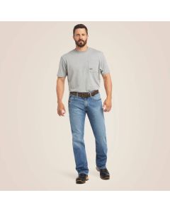 Ariat® Men's Rebar M4 Relaxed DuraStretch Basic Boot Cut Jean