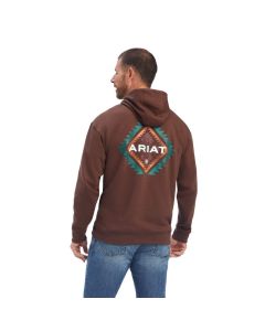 Ariat® Men's Southwest Leather Sweatshirt