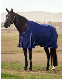 Weatherbeeta ComFiTec Prelim Turnout 0G - Navy Embossed Plaid