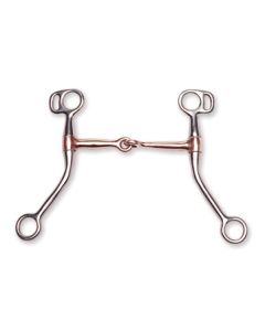 Copper Mouth Training Snaffle Bit