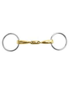 Marcel Toulouse Sanft Curved Mouth 16mm Loose Ring Snaffle Bit with Lozenge