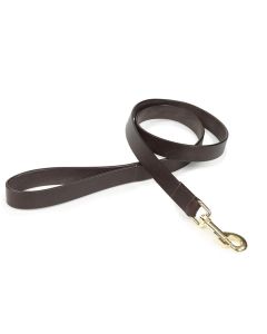 Digby & Fox Flat Leather Dog Lead Brown