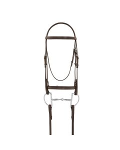 Camelot® Plain Raised Padded Bridle w/ Laced Reins
