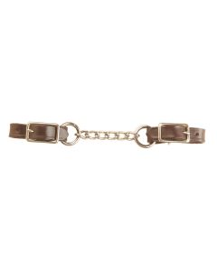 Tory Leather Single Chain Curb Strap