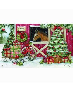 Christmas Joy Door Mat