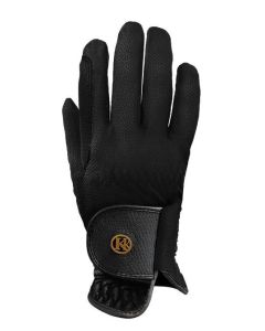 Kunkle Equestrian Black Mesh Glove