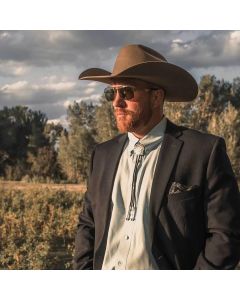 Montana Silversmiths Scalloped Square Bolo Tie