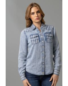 Kimes Ranch Women's KC Tencel Stripe