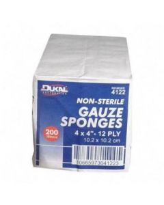 Dukal Gauze Sponges 4" x 4"