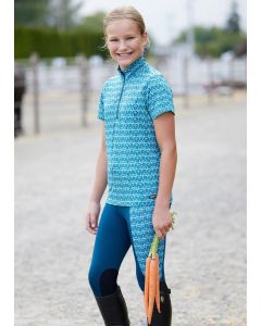 Kerrits® Kids Always Cool Ice Fil® Short Sleeve Shirt - Print