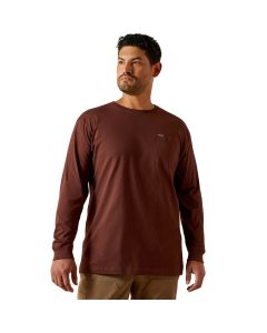 Ariat® Men's Rebar Cotton Strong Hardhead L/S T-Shirt