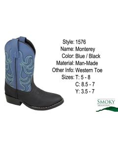 Smoky Mountain Childs Monterey Western Boots