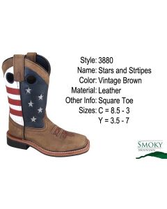 Smoky Mountain Childs Stars & Stripes Western Boots