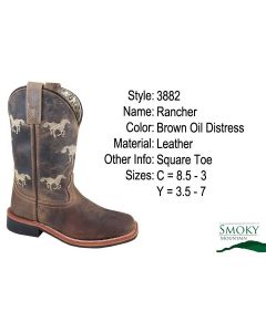 Smoky Mountain Childs Rancher Western Boots