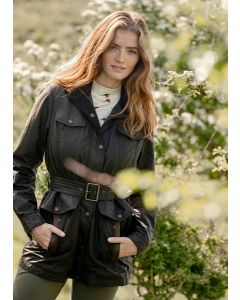 Dubarry Gandon Women's belted waxed cotton coat