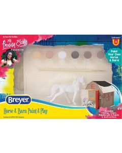 Breyer #4245  Horse & Barn Paint & Play