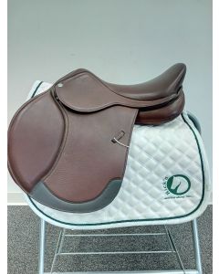 Remy Double Leather Close Contact Saddle 17" Adj.