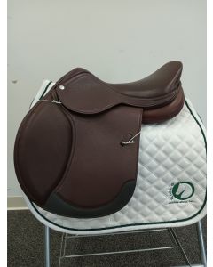 Remy Double Leather Close Contact Saddle 16.5" Adj.