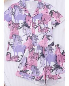 Pajamas Wild Lilac Pattern