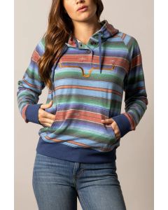 Kimes Ranch Kenzie Western Hoodie Mid Blue