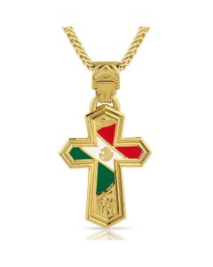 Montana Silversmiths Mexican Pride Cross Necklace