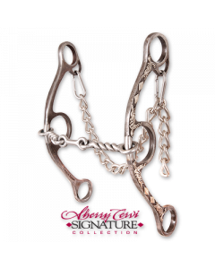  NEW! Classic Equine Diamond Long Shank- Twisted Wire Dogbone Mouthpiece