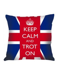 Keep Calm And Trot On Cushion