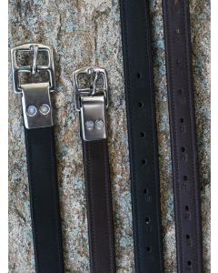 KL Select Black Oak Riveted Calf Lined Stirrup Leathers
