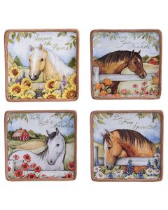  NEW! Small Plate Set of 4