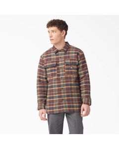 Dickies Flannel Quilted Lined Shirt Jacket
