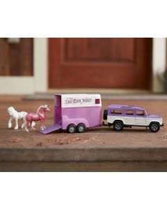 Breyer #B-SM-10250 Unicorn Magic Land Rover & Tag-A-Long Trailer ©