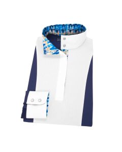 Essex Tie Dye Ladies Navy "Luna" Performance Show Shirt