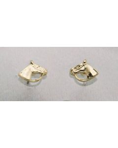 The Finishing Touch Small Horse Head with Bridle Earrings