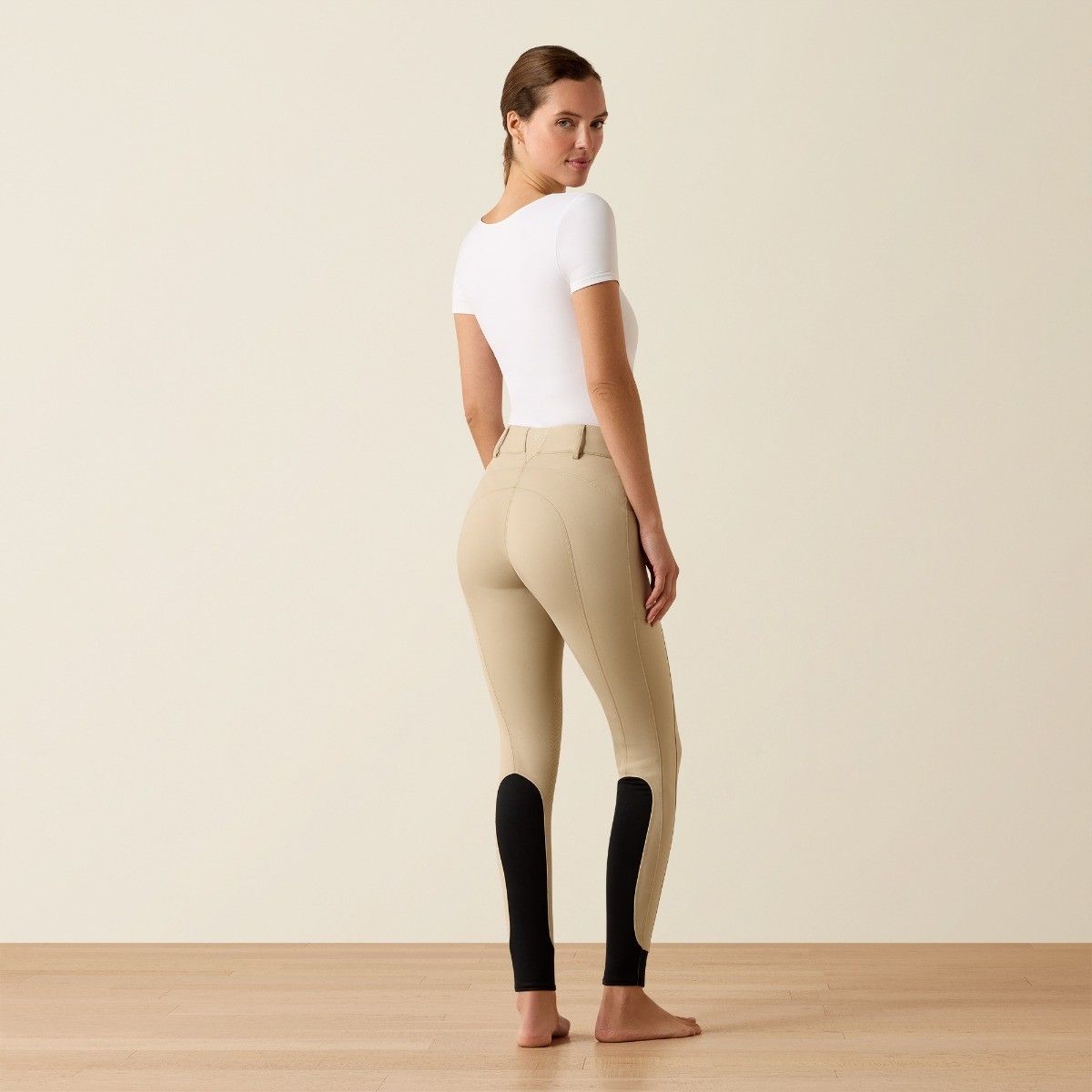 Culotte D'équitation Longue Ariat Pro Series Femme, Beige, Taille 29x26 26L, Occasion